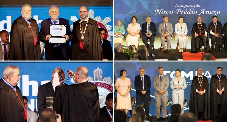 Presidente recebe Medalha de Ordem de Mérito de Contas A honraria reverencia personalidades, autoridades, instituições e servidores que se destacaram p...