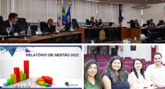 A apresentação cumpre determinação do art. 23, inciso XLIX, do Regimento Interno do Tribunal e s...