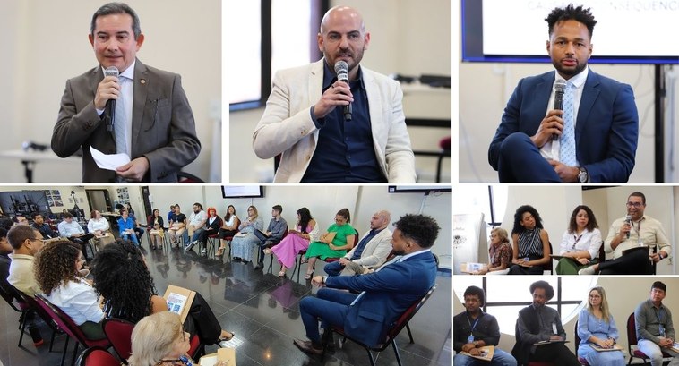Roda de conversa sobre gênero e raça reforça necessidade de debater o tema Os debatedores foram o promotor de Justiça Eleitoral com atuação na 43° Zona/ Ananindeua, Quinti...