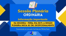 A mudança no horário da sessão ocorreu em virtude da programação alusiva do Dia do Servidor, que...