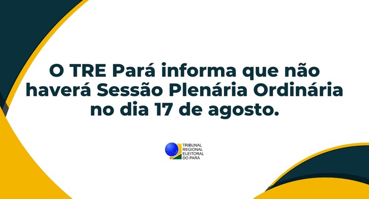Sessão Plenária da quinta-feira, 17, não será realizada A medida foi tomada visando otimizar os processos internos.