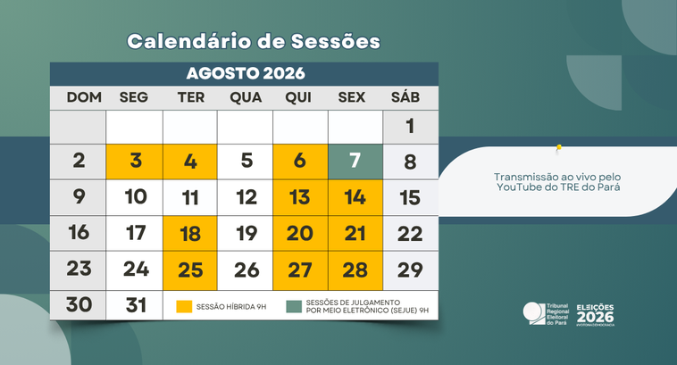 Sessões plenárias do mês de agosto já podem ser acessadas
