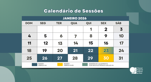 Todas as sessões ocorrerão em formato híbrido, com participação presencial e remota, no Plenário...
