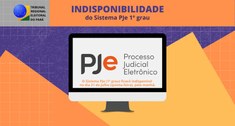 O motivo é a necessidade de atualização de versão do sistema do Processo Judicial Eletrônico.