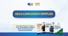 O reconhecimento foi concedido à série “Guias Digitais – Eleições 2026”, desenvolvida pela Secre...