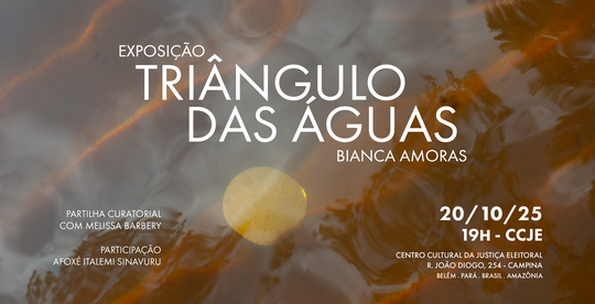 A mostra, que faz um encontro poético entre territórios e ancestralidade por meio do elemento ág...
