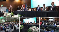Durante a solenidade realizada na terça-feira (17), foram diplomados o prefeito eleito, Igor Nor...