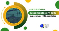 Durante o ano passado, a Corte Eleitoral julgou ao todo 1215 processos e as Metas do Conselho Na...