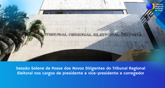 A cerimônia acontecerá de forma presencial no plenário do Tribunal.
