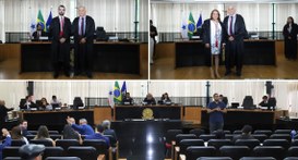 O juiz federal Domingos Daniel Moutinho da Conceição Filho tomou posse como membro efetivo da Co...