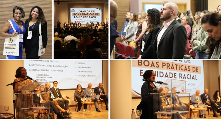 O Tribunal foi representado pelo diretor-geral, Bruno Giorgi Almeida, e pelas integrantes da Com...