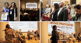 O Tribunal foi representado pelo diretor-geral, Bruno Giorgi Almeida, e pelas integrantes da Com...