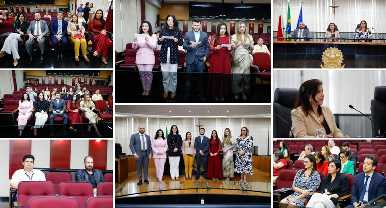 TRE do Pará reforça o quadro de servidores com a posse de cinco concursados A cerimônia foi conduzida pela presidente em exercício, corregedora e vice-presidente do Tribuna...