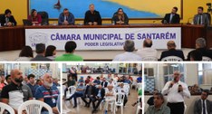 O encontro ocorreu no Plenário do Palácio Tapajós, sede da Câmara Municipal e contou com a prese...