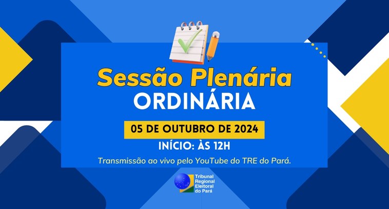 Como de costume, a sessão ocorrerá no Plenário Antônio Koury, no prédio sede do Tribunal, com in...