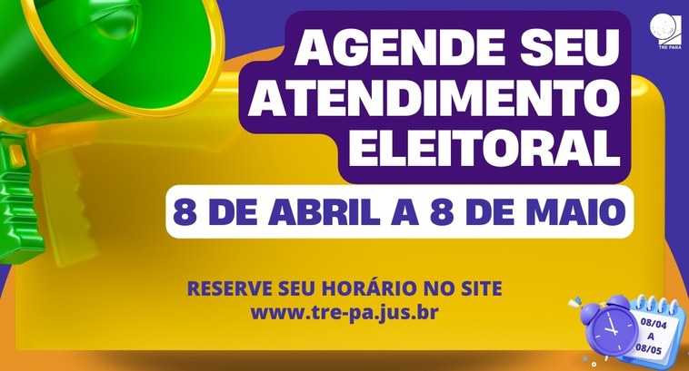 TRE do Pará disponibiliza atendimento agendado ao eleitorado