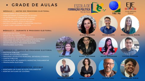 TRE-PA - Card - Escola de Formação Politica - EJE TRE-PA - Card - Escola de Formação Politica - EJE