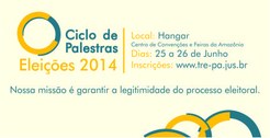 logotipo do ciclo de palestras, com informações de:
Local - Hangar
Dias - 25 a 26 de junho
in...