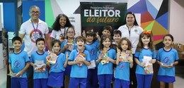 Escola Judiciária Eleitoral realiza primeira ação do Projeto Eleitor do Futuro de 2023.