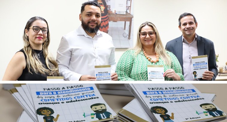 tre-pa-entrega-cartilha TRE do Pará e Projeto Futuro Brilhante unidos na luta contra a violência sexual.