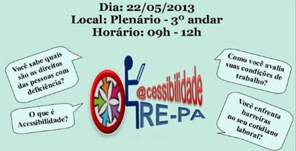 TRE-PA lança Programa de Acessibilidade para Servidores