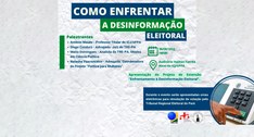 TRE do Pará participa de seminário sobre desinformação eleitoral.