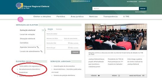 TRE-PA SITE NOVO TRE SITE NOVO