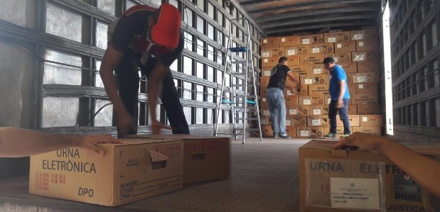 TRE-PA transporte de urnas no Pará