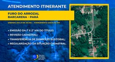 Comunidade do Furo do Arrozal recebe ação itinerante do TRE do Pará e Marinha do Brasil