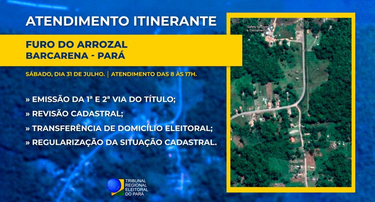 Comunidade do Furo do Arrozal recebe ação itinerante do TRE do Pará e Marinha do Brasil
