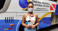 TRE do Pará levou serviços de cidadania à população, em ação na Praça Batista Campos