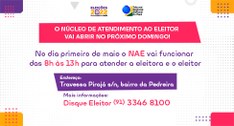 TRE do Pará amplia horário e locais para eleitor e eleitora regularizar a sua situação eleitoral...