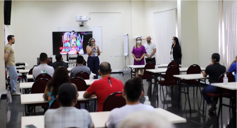 TRE Pará-oficina terceirizados Projeto do TRE do Pará valoriza colaboradoras (es) terceirizadas (os).