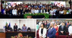 A cerimônia de reconhecimento contou com a presença do presidente do TRE do Pará e foi marcada p...