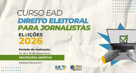 A capacitação voltada aos profissionais de comunicação que atuarão na cobertura das Eleições 202...